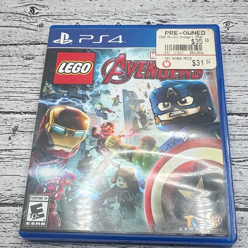 LEGO Marvel Avengers for PS4 - Blue Case